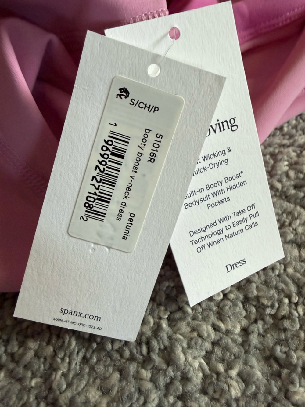 SPANX Pink Racerback Mini Dress - Picture 6 of 6